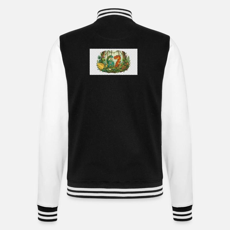 six sept - Veste Teddy - noir/blanc