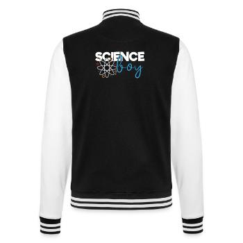 Science Boy - College-Sweatjacke - Schwarz/Weiß - Hinten - Marisol (170cm)