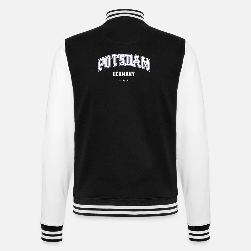 Emblème du Potsdam Germany College - Veste Teddy - noir/blanc