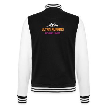 Ultra Running - Jenseits der Grenzen - College-Sweatjacke - Schwarz/Weiß - Hinten - Marisol (170cm)
