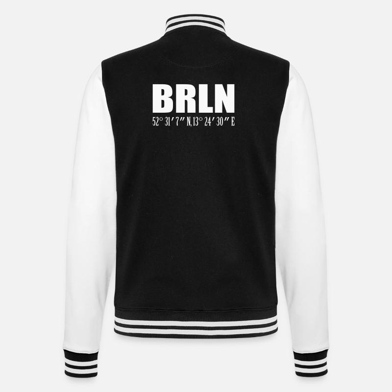 Berlin - College Sweat Jacket - black/white