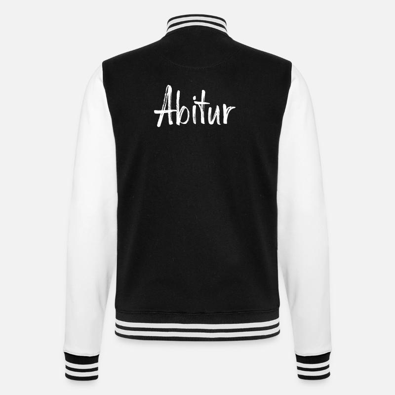 Conception des lettres manuelles de l’Abitur - Veste Teddy - noir/blanc