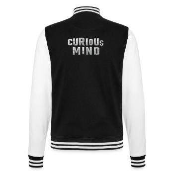 curieux Mind métallisé 3d - Veste Teddy - noir/blanc - Dos - Marisol (170cm)