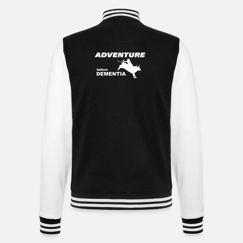 AVENTURE DE RODEO - Veste Teddy - noir/blanc