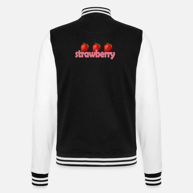 Fraise - Veste Teddy - noir/blanc