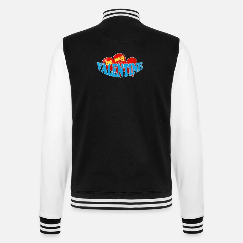 Valentine - Veste Teddy - noir/blanc