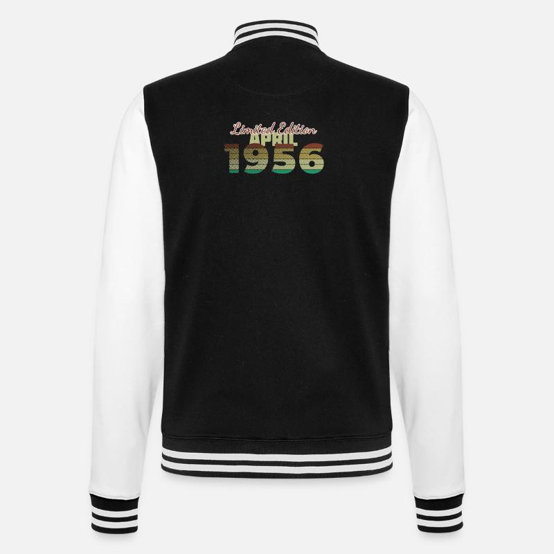 70e anniversaire Édition Limitée (SCR) 04/1956 - Veste Teddy - noir/blanc