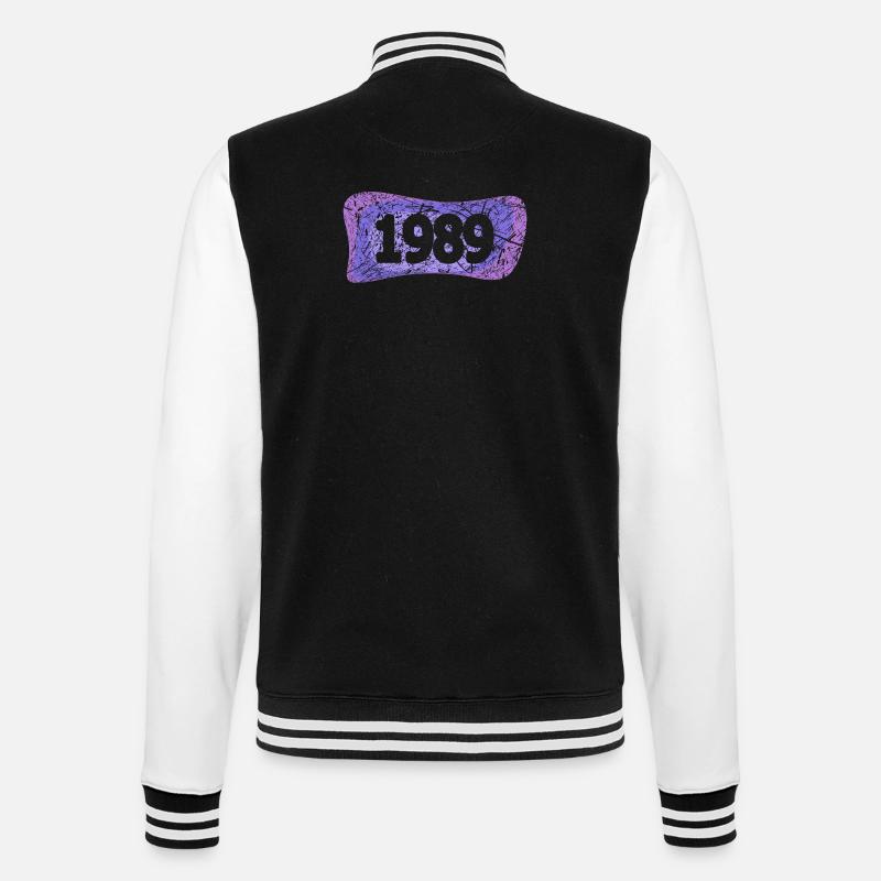 Class reunion 1989 - College Sweat Jacket - black/white
