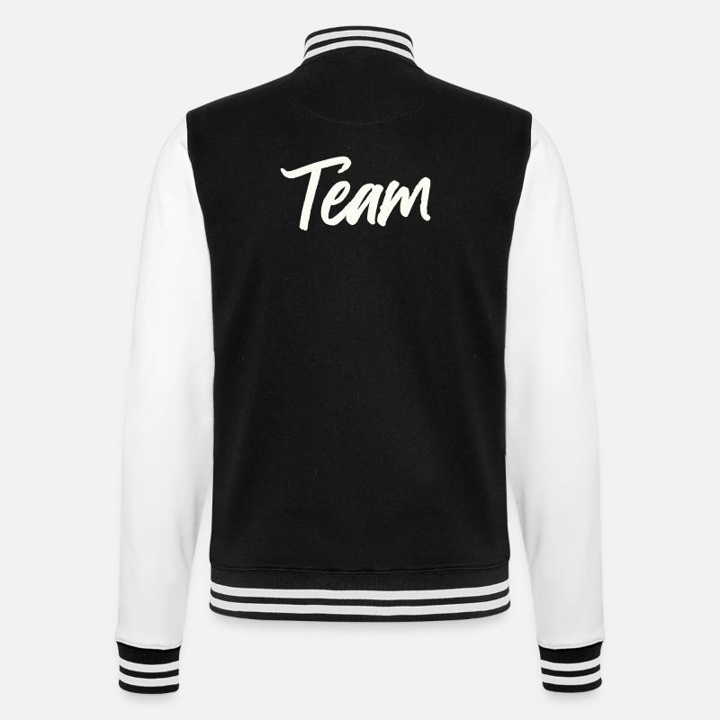 Team - College Sweat Jacket - black/white