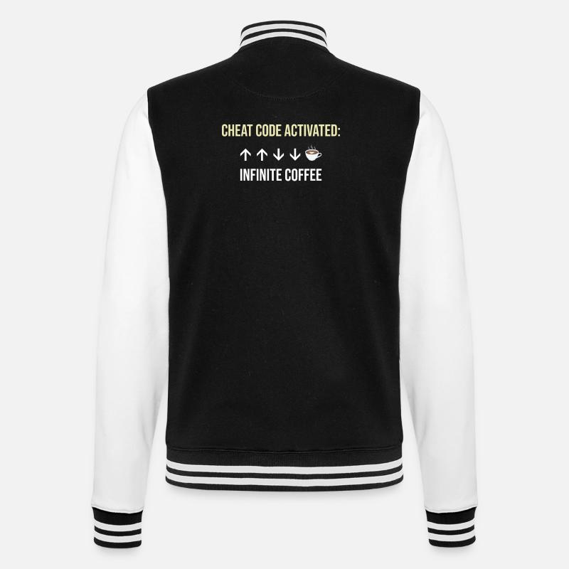 Code Triche Actif Café Infini - Veste Teddy - noir/blanc