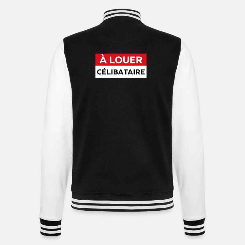 célibataire - Veste Teddy - noir/blanc