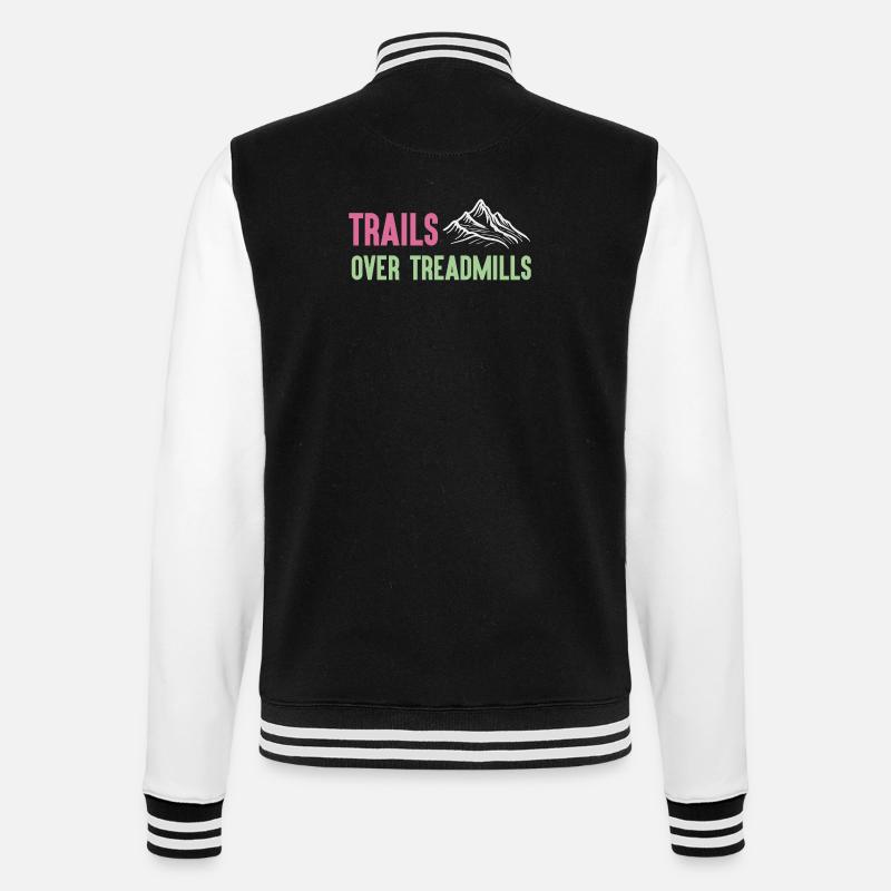 Trail Running - Sentiers sur tapis roulants - Veste Teddy - noir/blanc