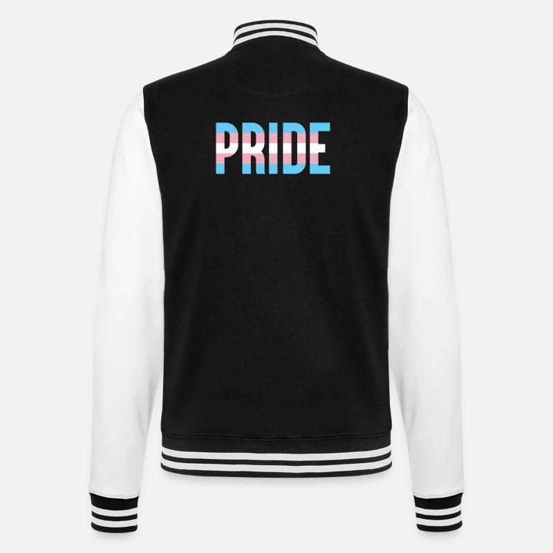 Pride Month LGBT - Trans Pride - College-Sweatjacke - Schwarz/Weiß