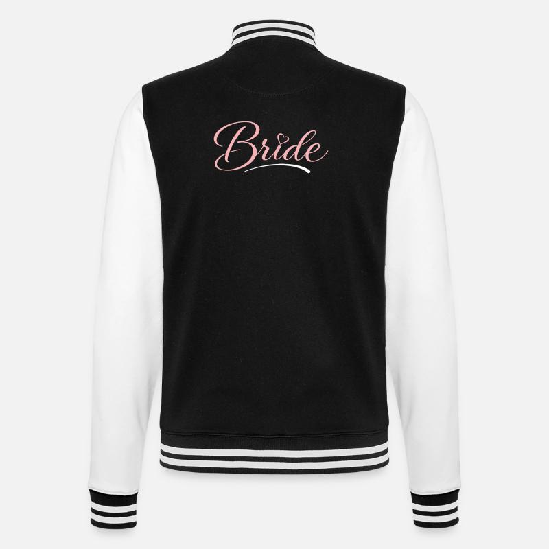 Bride - College Sweat Jacket - black/white
