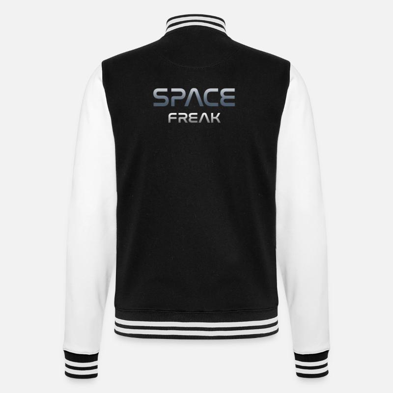 Space Freak Celestial Gradient Tee - College-Sweatjacke - Schwarz/Weiß