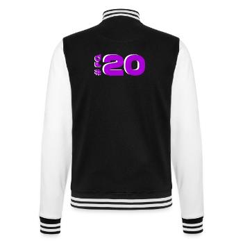FQ20-2025-catalonia - College Sweat Jacket - black/white - Back - Marisol (170cm)