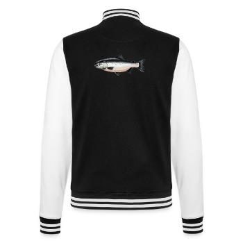 Lachse Lachs - College-Sweatjacke - Schwarz/Weiß - Hinten - Marisol (170cm)