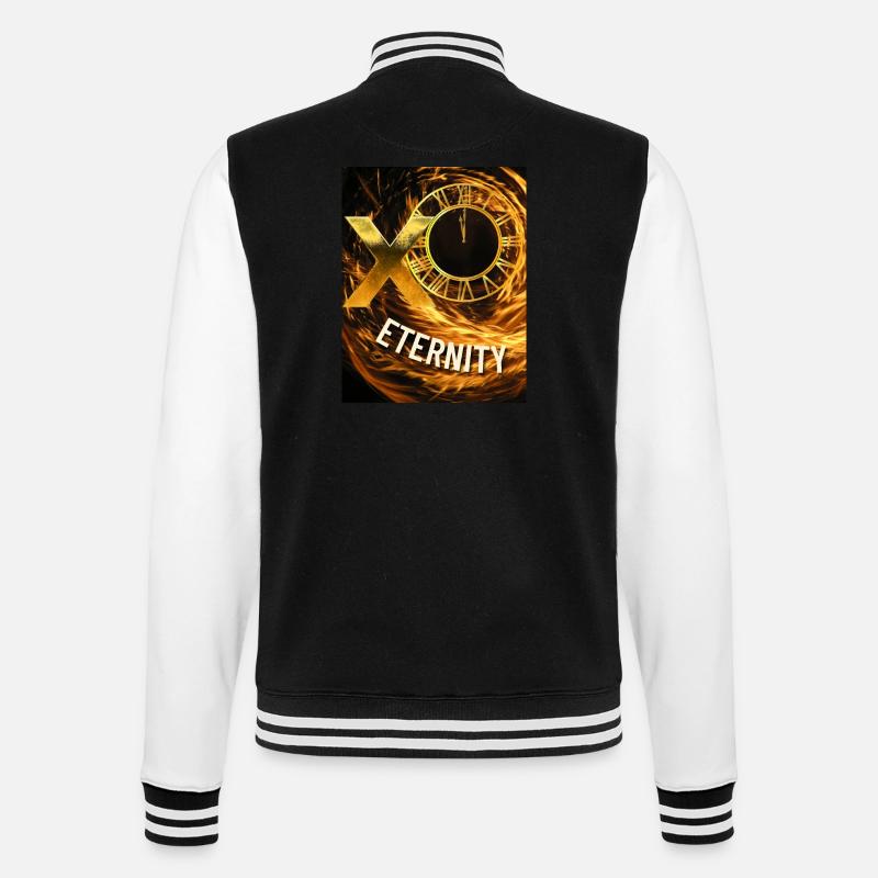Golden ETERNITY Design - College-Sweatjacke - Schwarz/Weiß