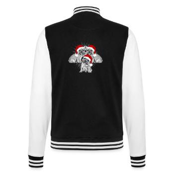 Bouledogue français Chien de Noël Chiens - Veste Teddy - noir/blanc - Dos - Marisol (170cm)