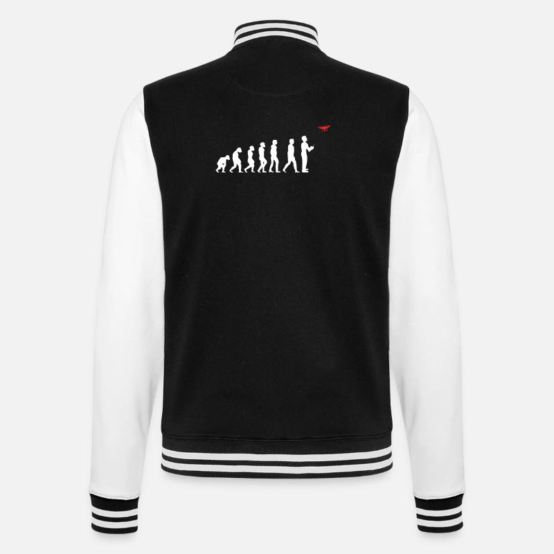 Evolution de l’homme pilote de drone - Veste Teddy - noir/blanc
