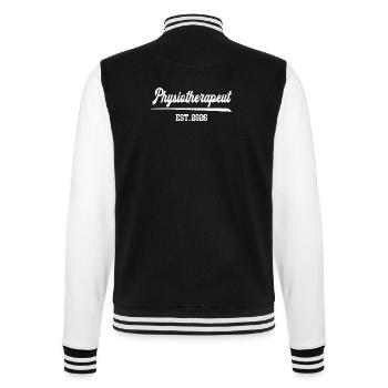 Physiothérapeute 2026 Masseur physiothérapeute - Veste Teddy - noir/blanc - Dos - Marisol (170cm)