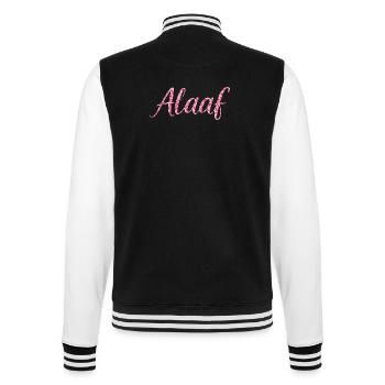 Alaaf Shirt Karneval Köln Karneval Kostümidee - College-Sweatjacke - Schwarz/Weiß - Hinten - Marisol (170cm)