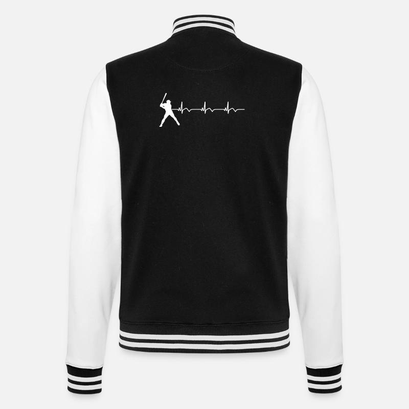 Baseball ECG Batte de baseball - Veste Teddy - noir/blanc