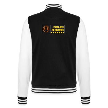 db warning - College Sweat Jacket - black/white - Back - Marisol (170cm)