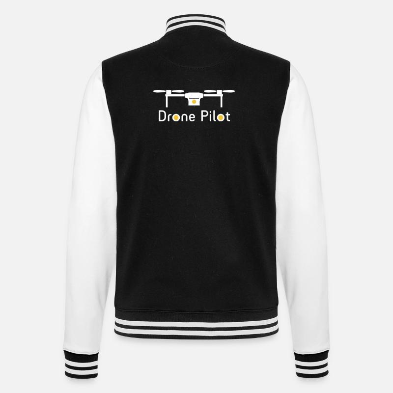 Drone Pilot - Veste Teddy - noir/blanc