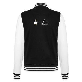 Hot Goose Summer - College-Sweatjacke - Schwarz/Weiß - Hinten - Marisol (170cm)