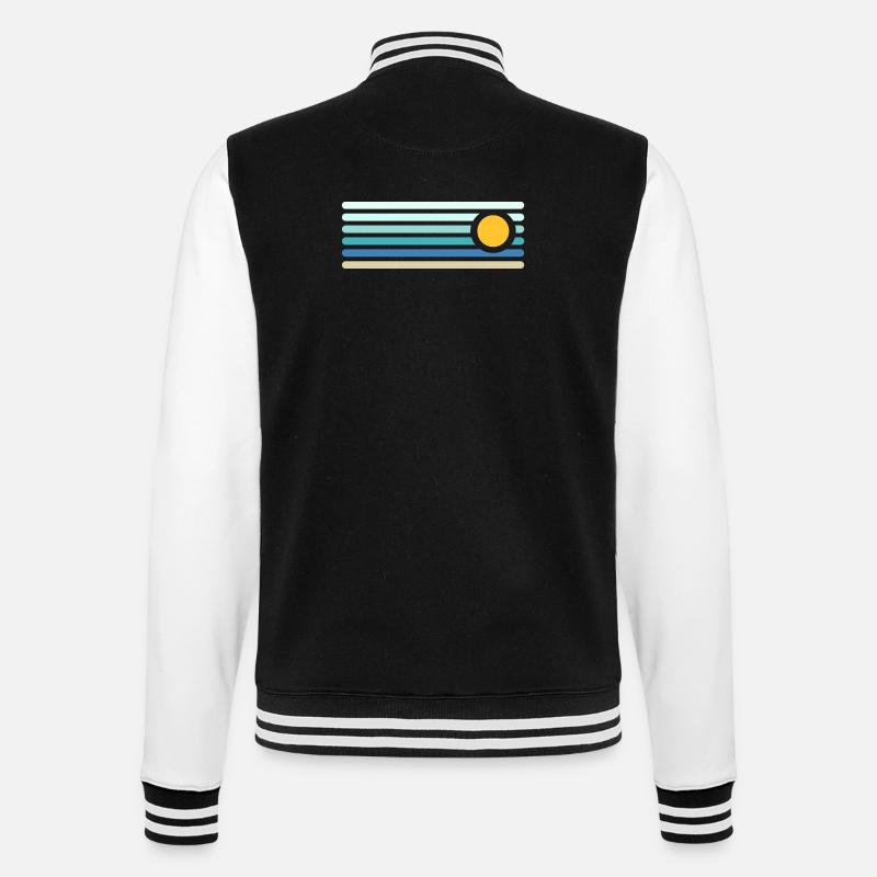 Plage - Veste Teddy - noir/blanc