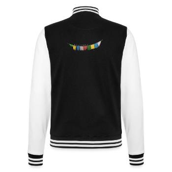 Drapeaux de prière - Veste Teddy - noir/blanc - Dos - Marisol (170cm)