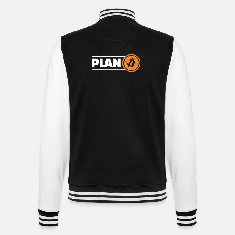Bitcoin Plan B - Veste Teddy - noir/blanc