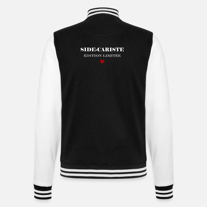 Limited Edition Sidecar Operator - College-Sweatjacke - Schwarz/Weiß
