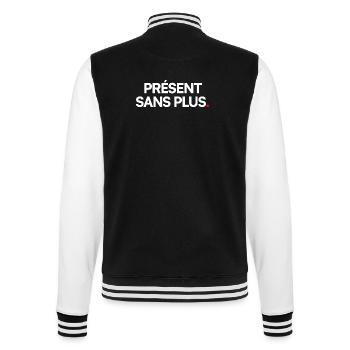 Présent sans plus - Veste Teddy - noir/blanc - Dos - Marisol (170cm)
