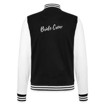 Bride Crew Ans night Party Team Mariée JGA Cadeau - Veste Teddy - noir/blanc - Dos - Marisol (170cm)