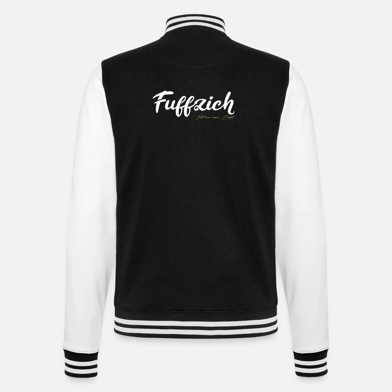 Fuffzich n’est qu’un numéro - Veste Teddy - noir/blanc