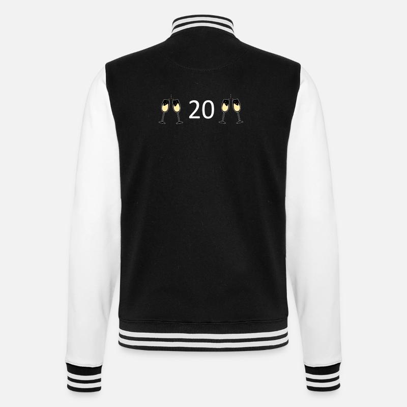 20e anniversaire 20 ans - Veste Teddy - noir/blanc