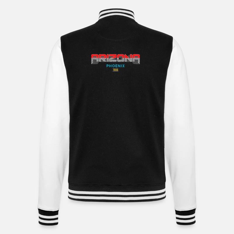 Arizona Phoenix 1986 Conception graphique - Veste Teddy - noir/blanc