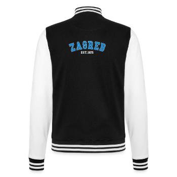 Zagreb Est.1975 - Veste Teddy - noir/blanc - Dos - Marisol (170cm)