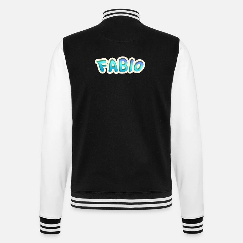 Fabio en tant que métier - Veste Teddy - noir/blanc