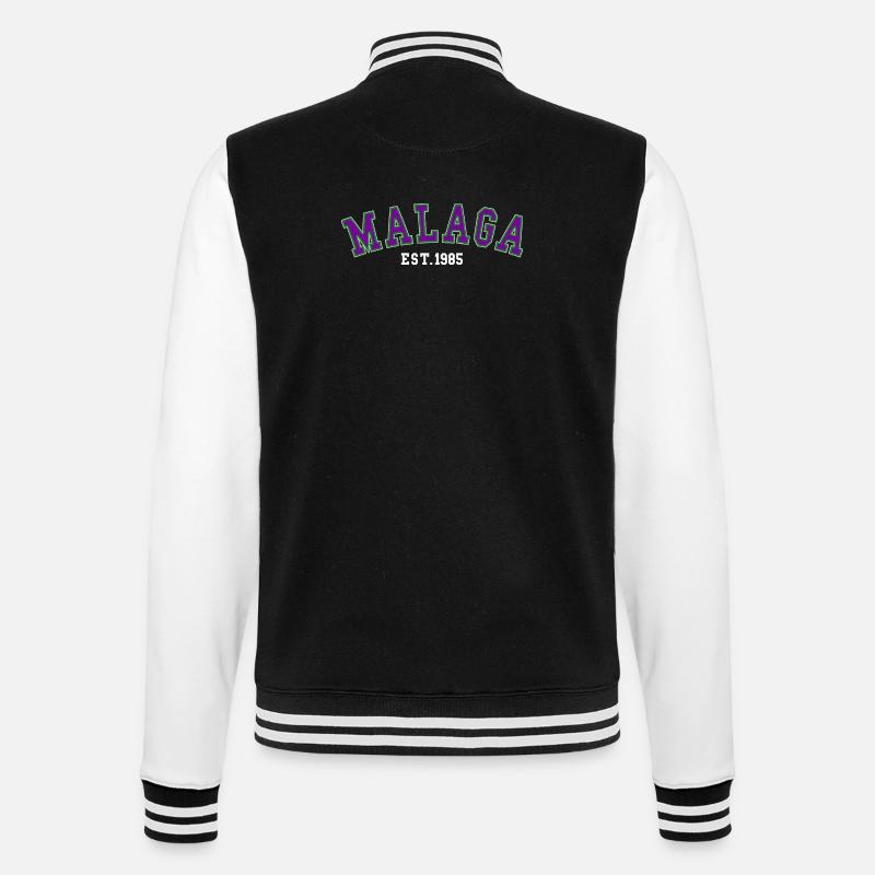 Malaga Est. 1985 - Veste Teddy - noir/blanc