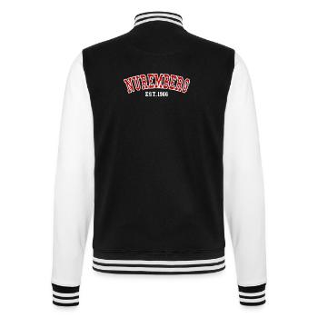Nuremberg fondée en 1966 - Veste Teddy - noir/blanc - Dos - Marisol (170cm)