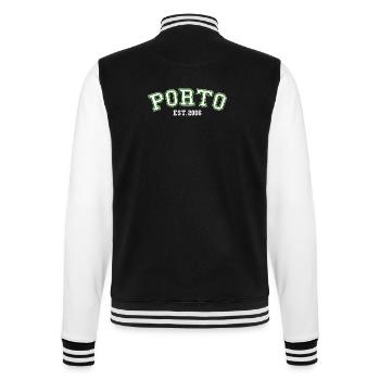 Porto Fondé en 2006 - Veste Teddy - noir/blanc - Dos - Marisol (170cm)