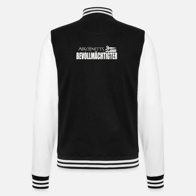 ABSCHNITTSBEVOLLMÄCHTIGTER - College-Sweatjacke - Schwarz/Weiß