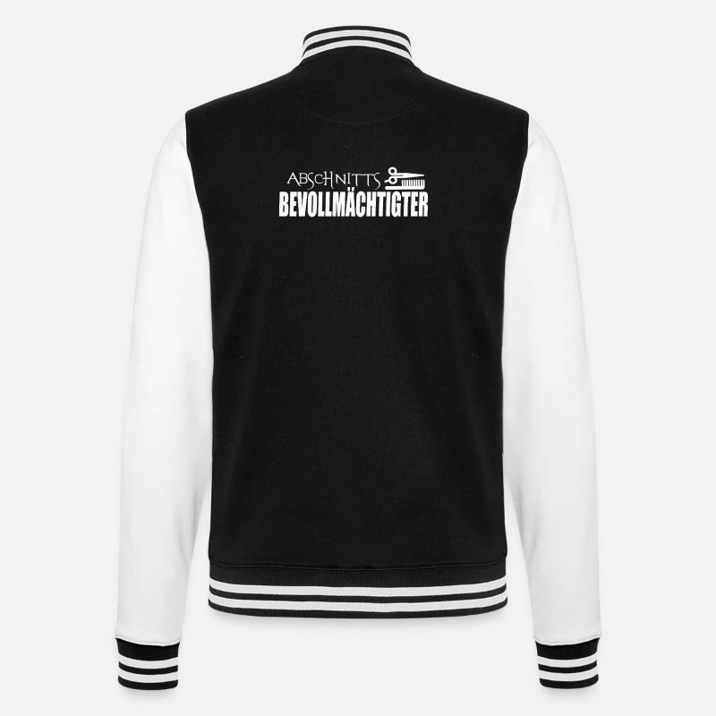 SECTION REPRESENTATIVE - College Sweat Jacket - black/white