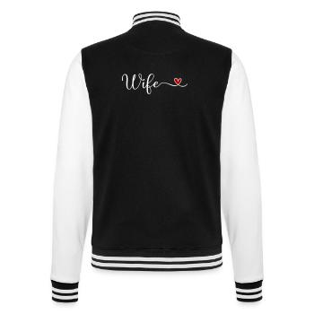 Femme - Veste Teddy - noir/blanc - Dos - Marisol (170cm)