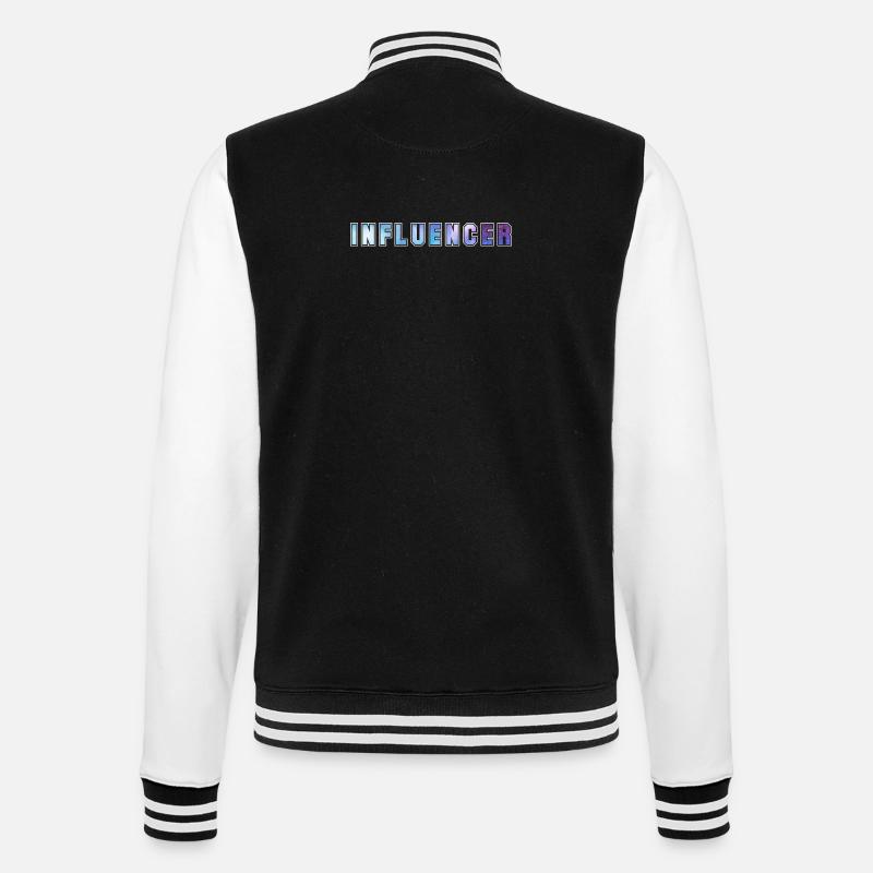 Influencer - Veste Teddy - noir/blanc
