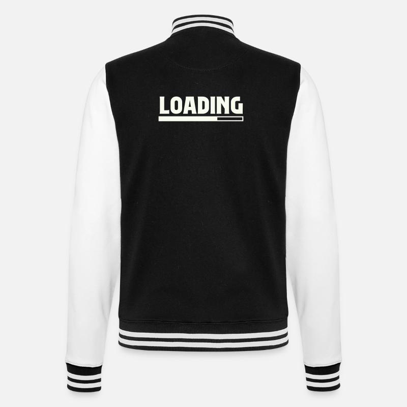 Loading - College Sweat Jacket - black/white