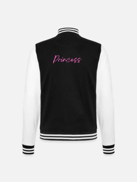 Princess - College-Sweatjacke - Schwarz/Weiß